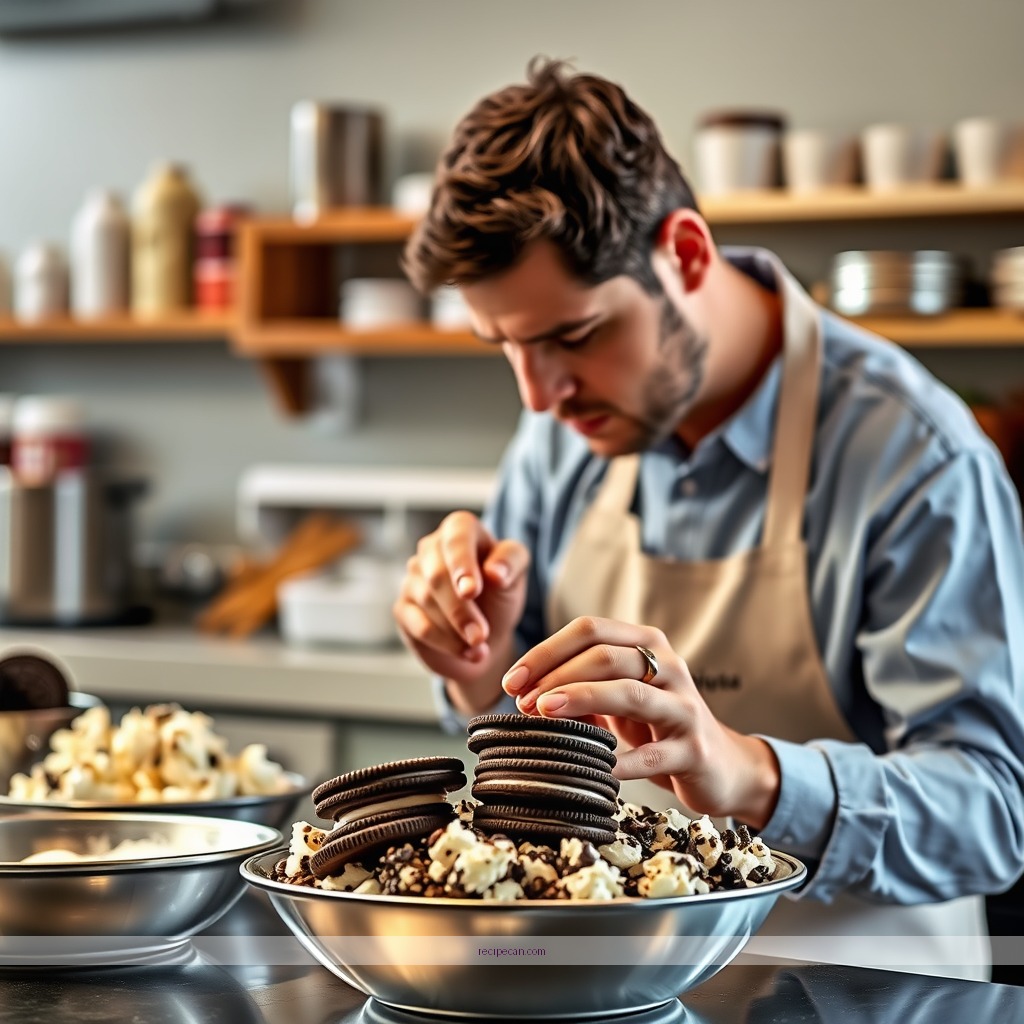 Instructions - oreo popcorn recipe