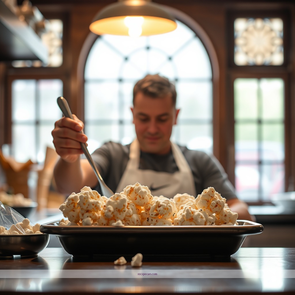Instructions - popcorn marshmallow balls recipe