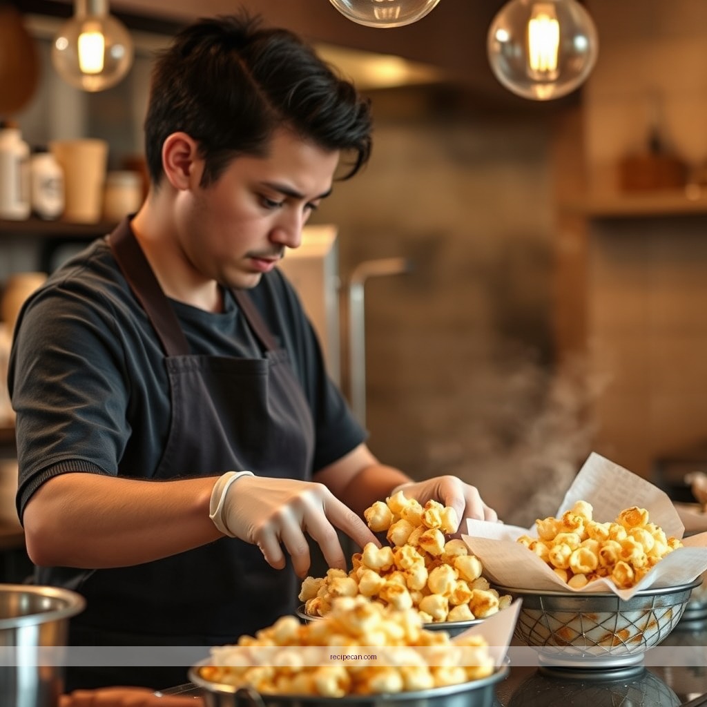 Instructions - recipe for microwave caramel popcorn