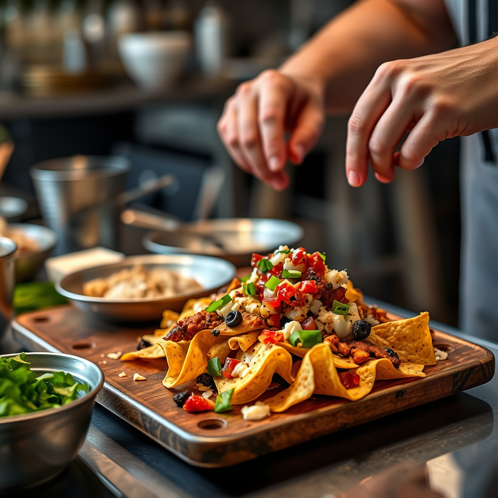 Instructions - recipe chicken nachos