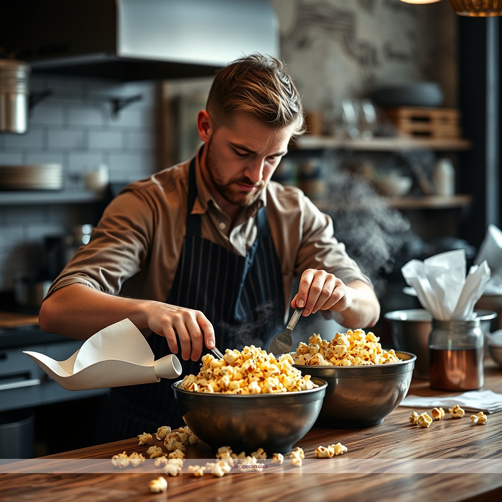 Instructions - savoury popcorn recipes