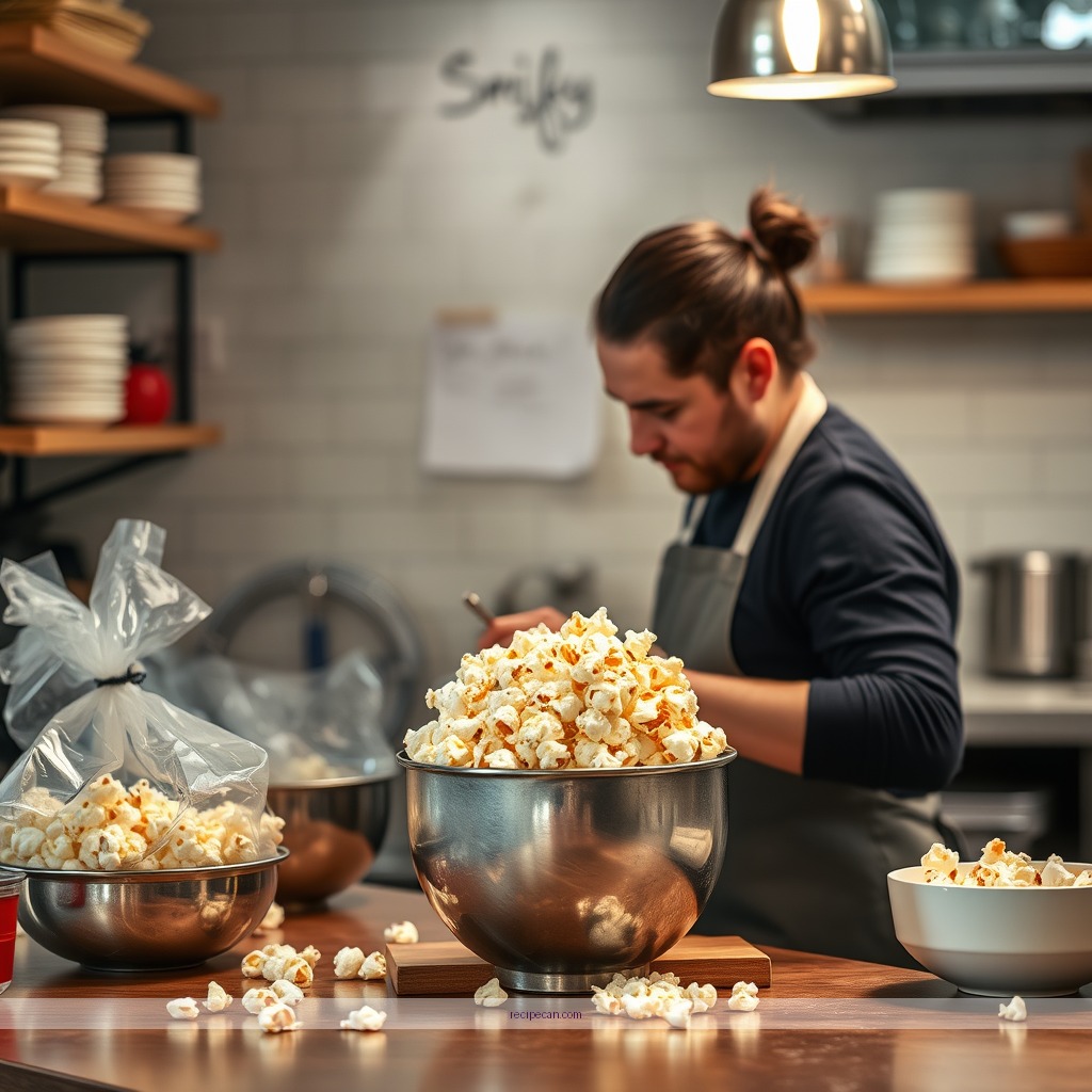 Instructions - sweet salty popcorn recipe