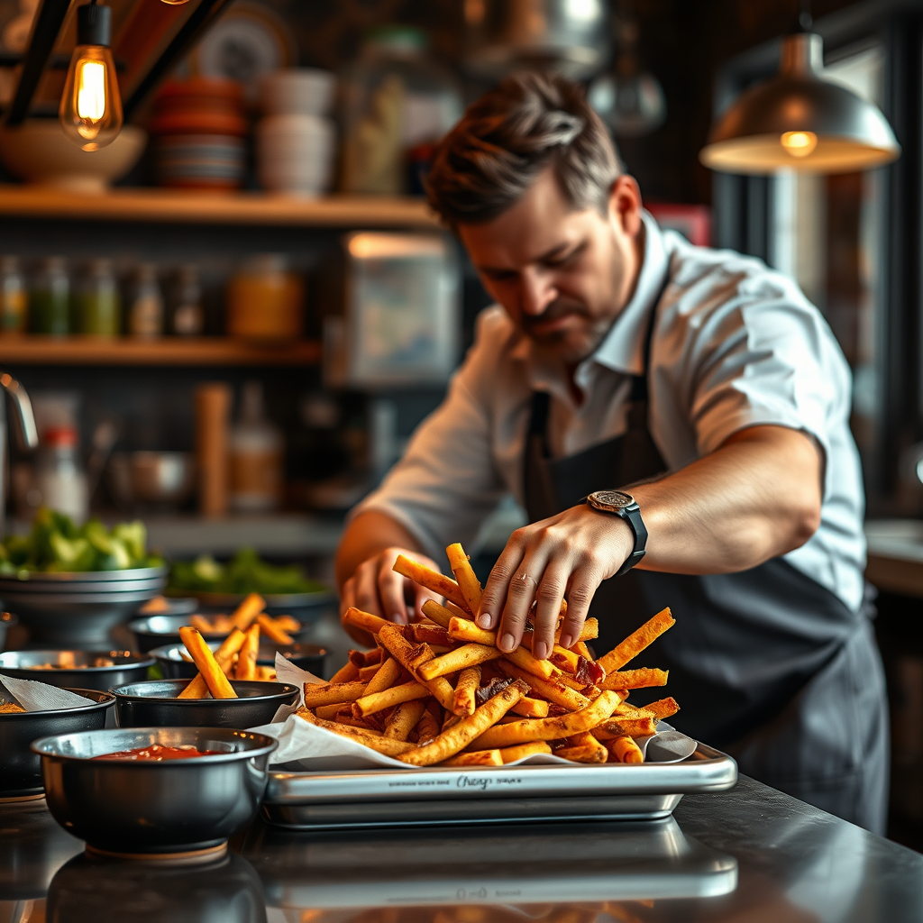 Instructions - nacho fry recipe