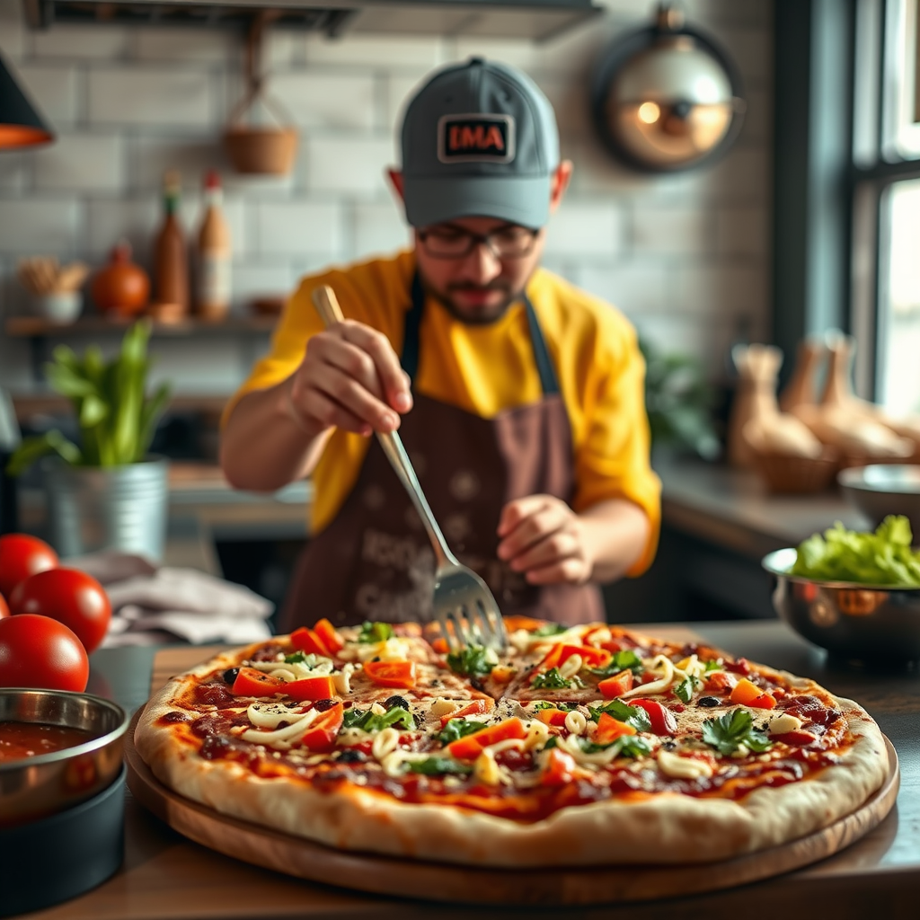 Instructions - nacho pizza recipe