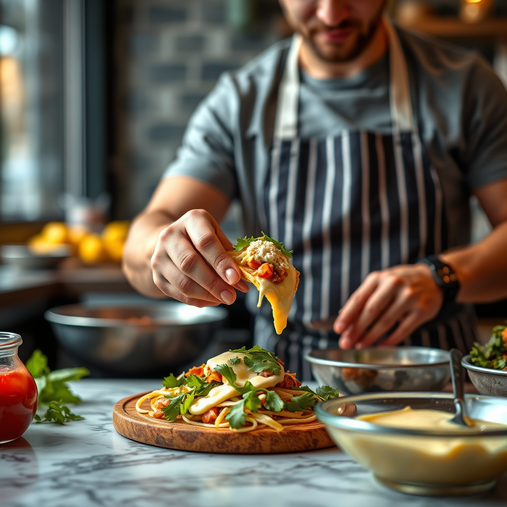 Instructions - nacho recipe with cheese sauce