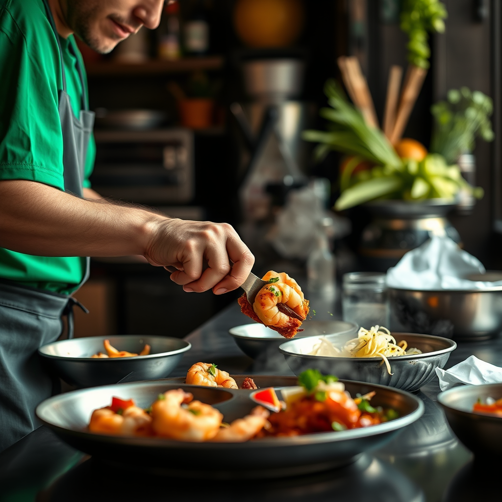 Instructions - nacho shrimp recipe