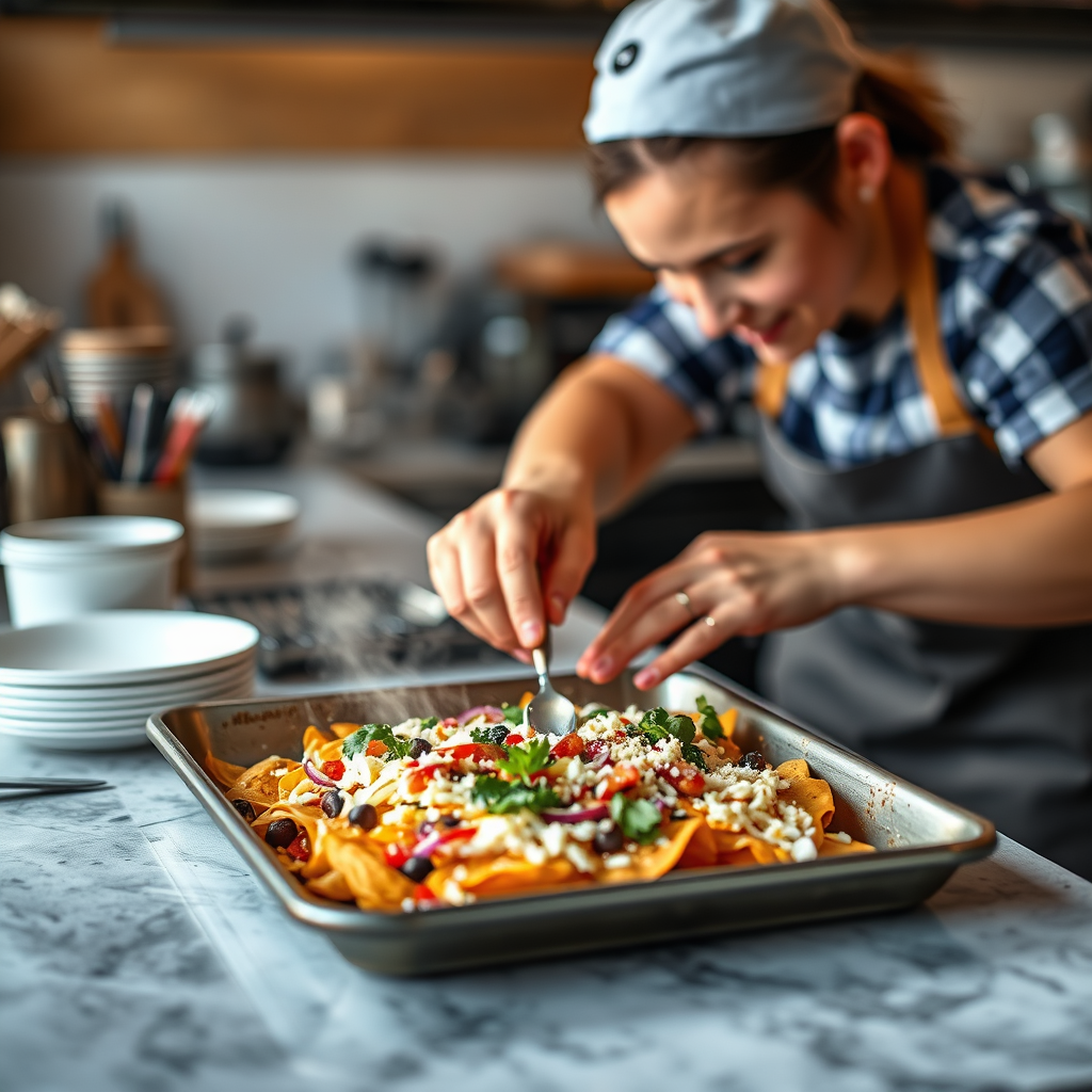 Instructions - nachos in the oven recipe