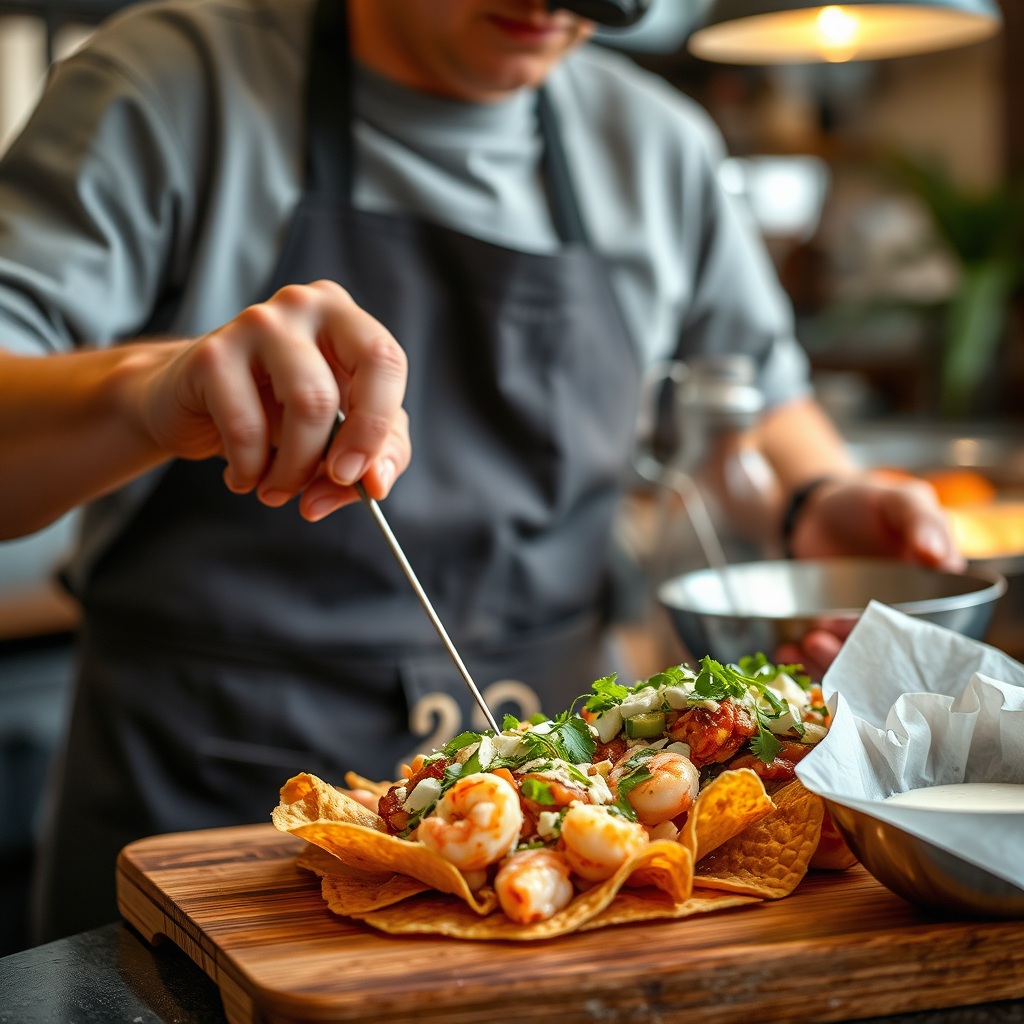 Instructions - shrimp nachos recipe