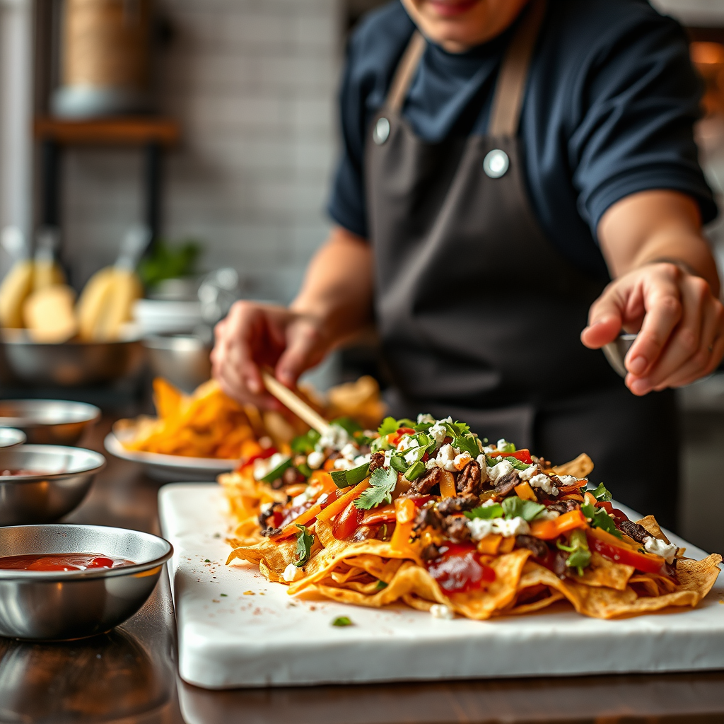 Instructions - super bowl nacho recipe