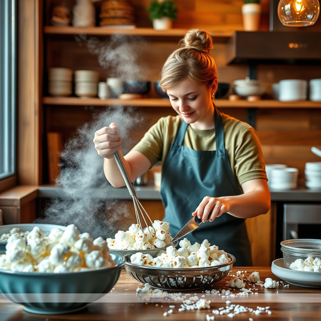 Instructions - marshmallow popcorn recipe