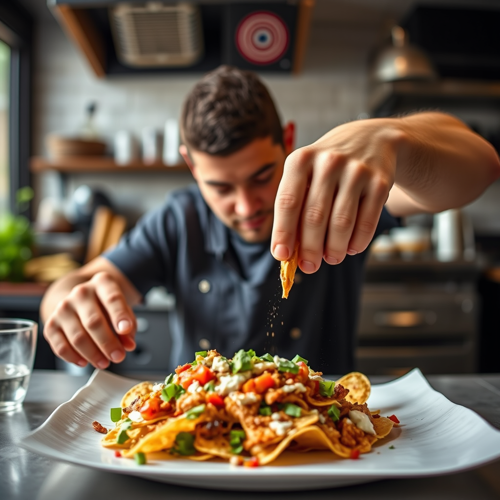 Instructions - ultimate chicken nachos recipe