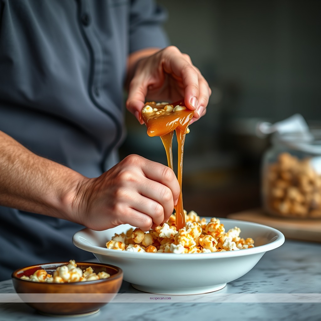 Instructions - puff popcorn caramel recipe