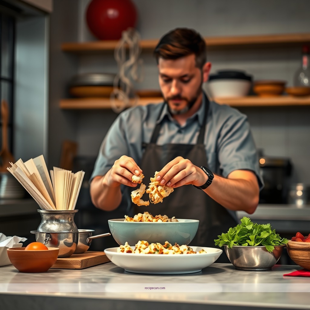 Instructions - recipe chicken popcorn