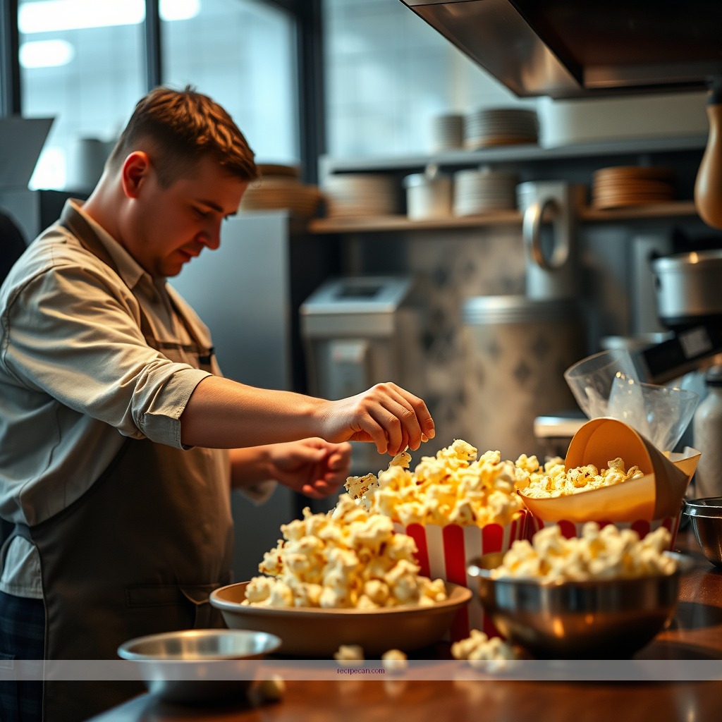 Instructions - recipe for butter popcorn