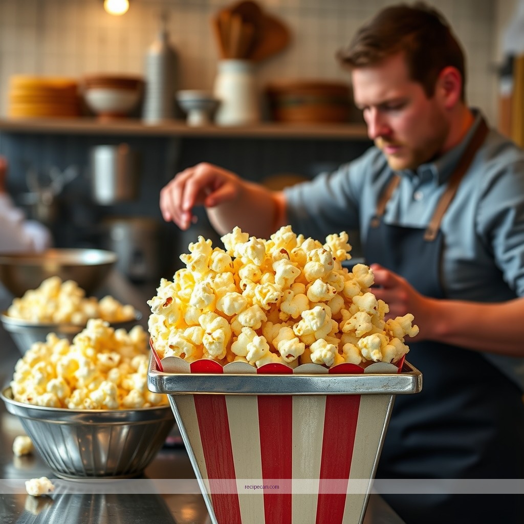 Instructions - recipe for kettle corn popcorn