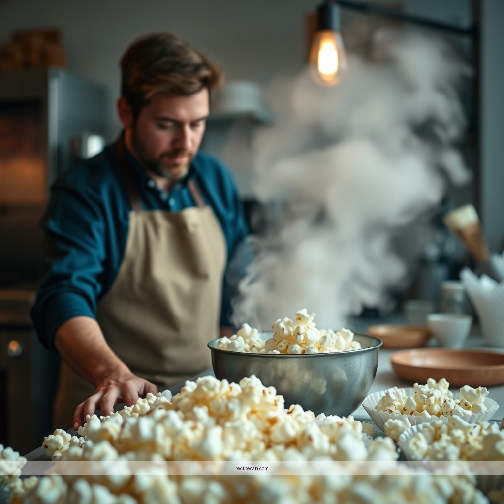 Instructions - recipe for marshmallow popcorn