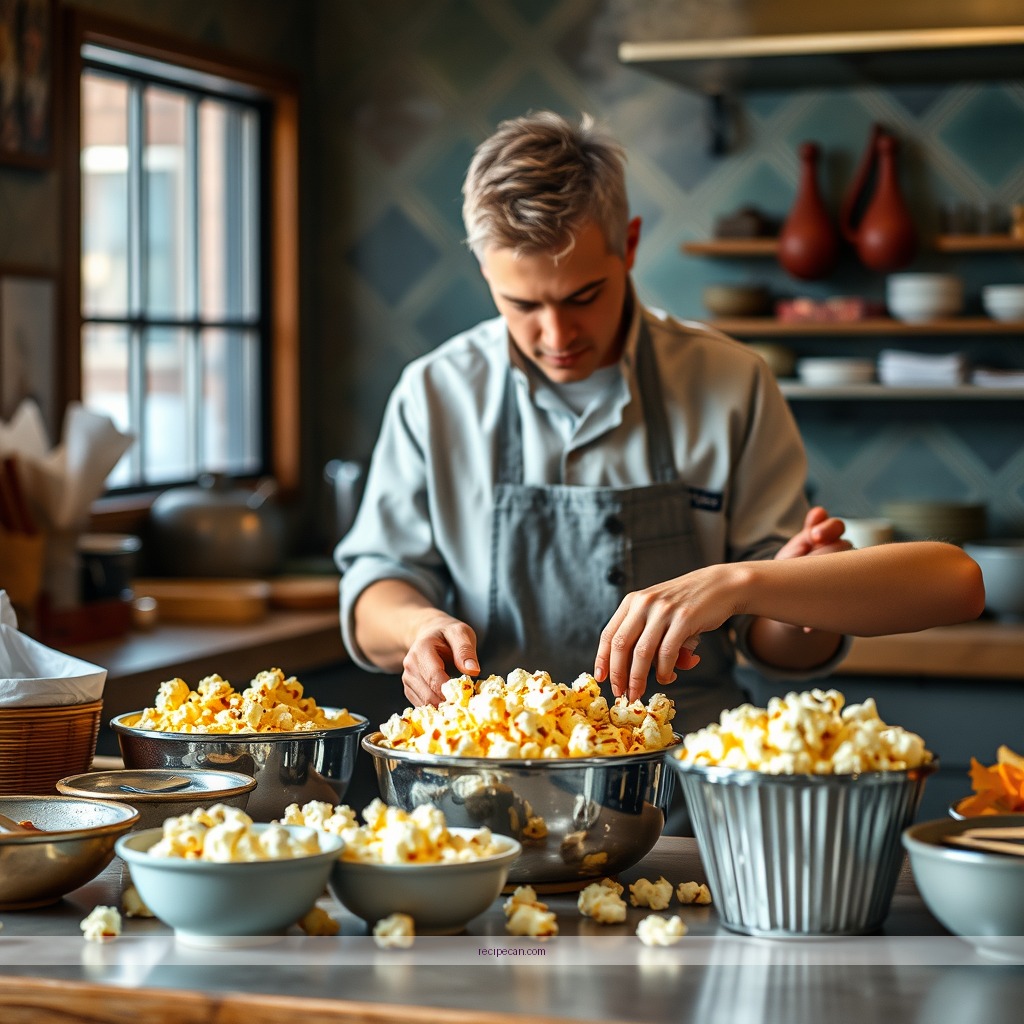 Instructions - sticky popcorn recipe