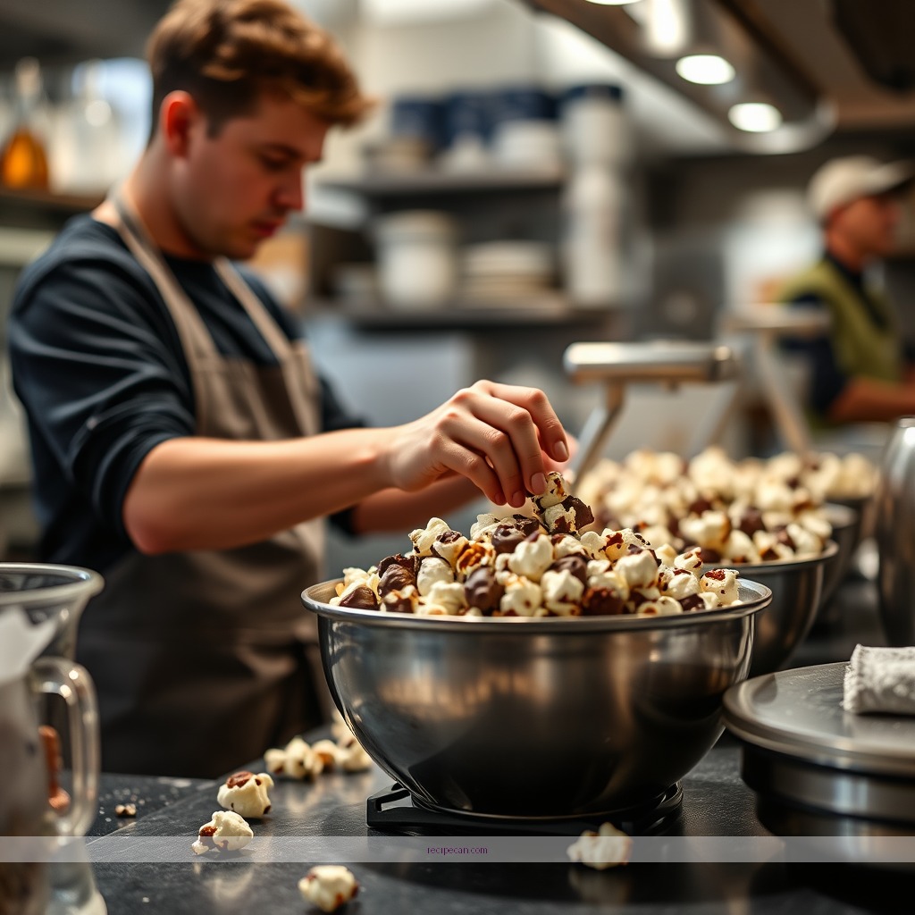 Instructions - chocolate covered popcorn recipes