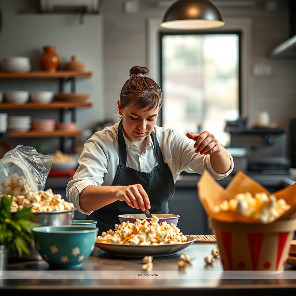 Instructions - dessert popcorn recipes