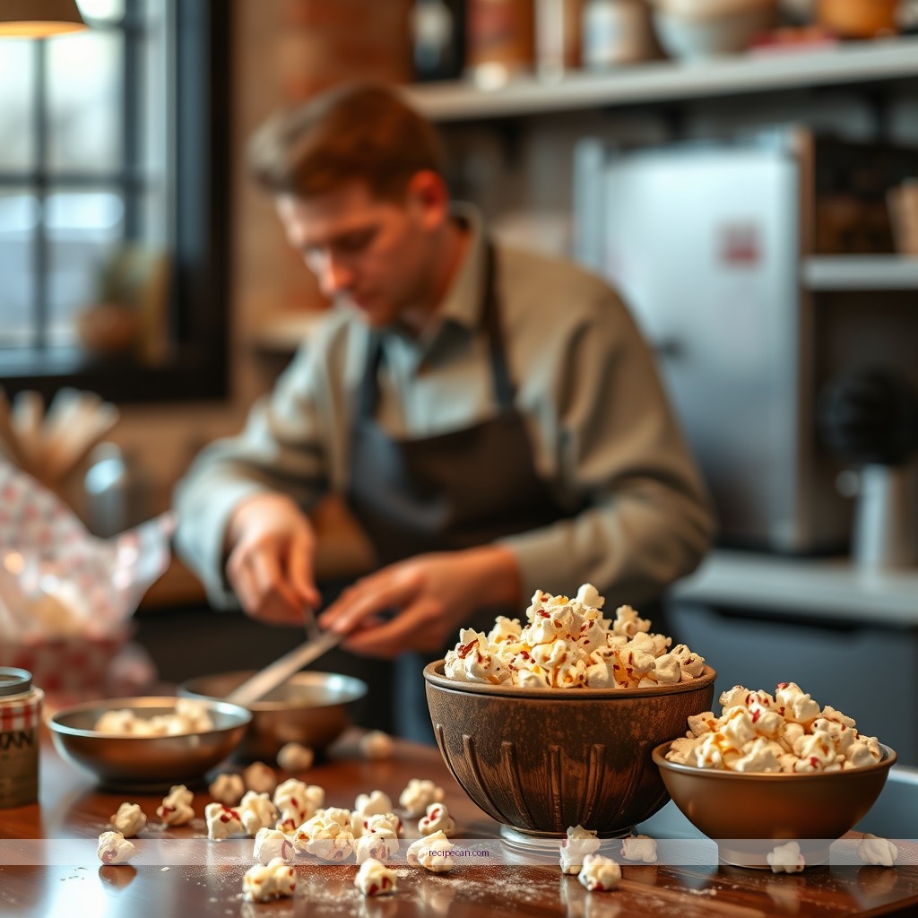 Instructions - peppermint popcorn recipe