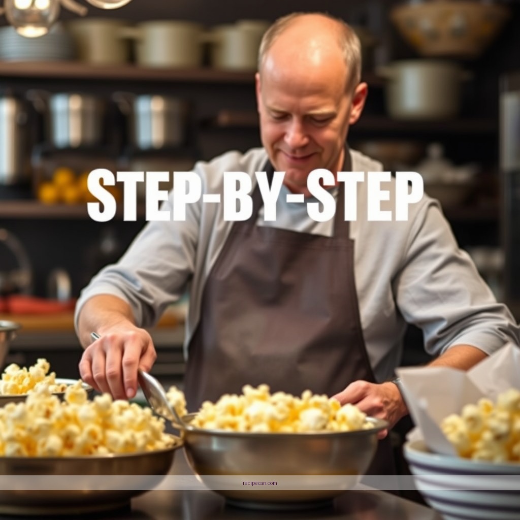 Instructions - recipe for cheese popcorn