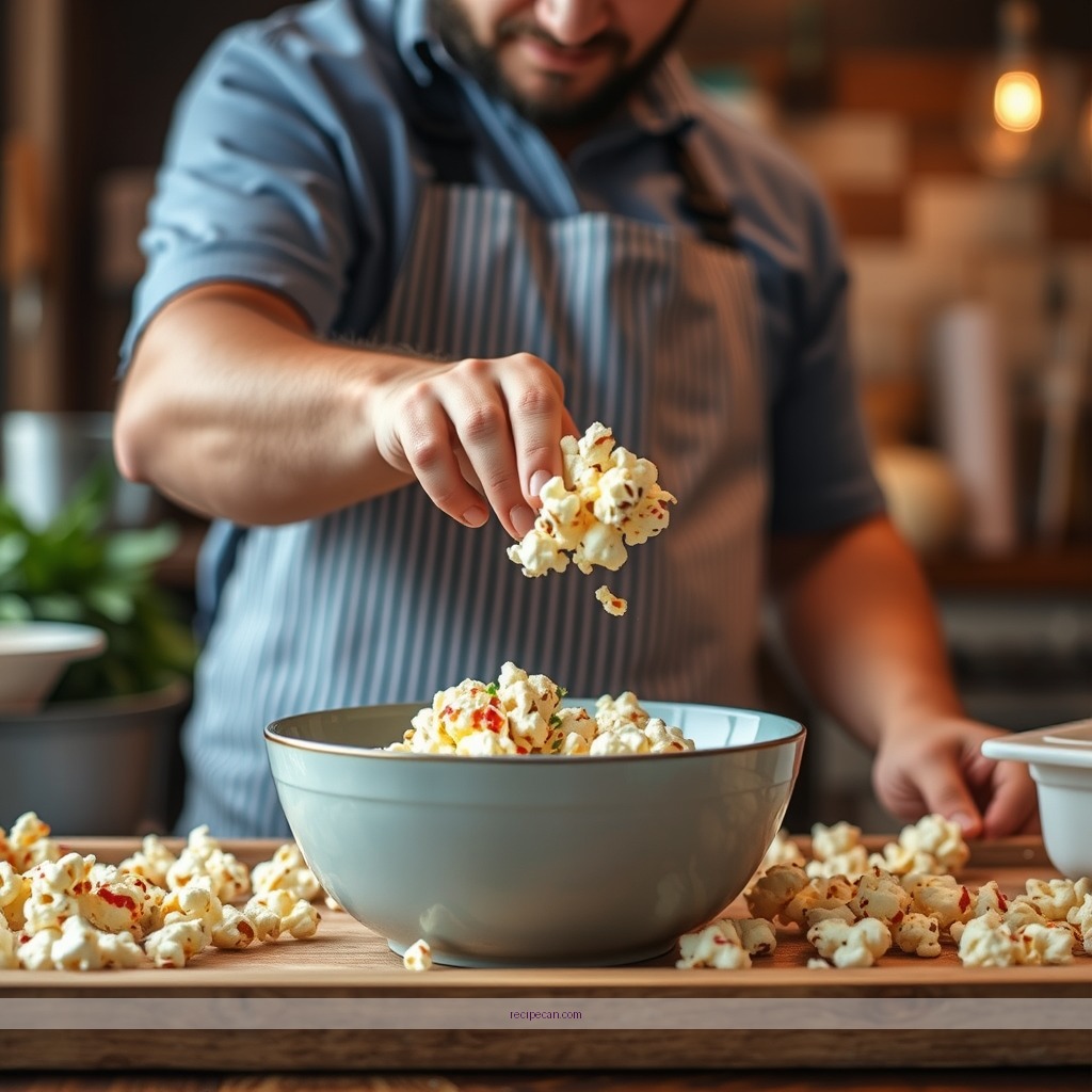 Instructions - recipe popcorn salad