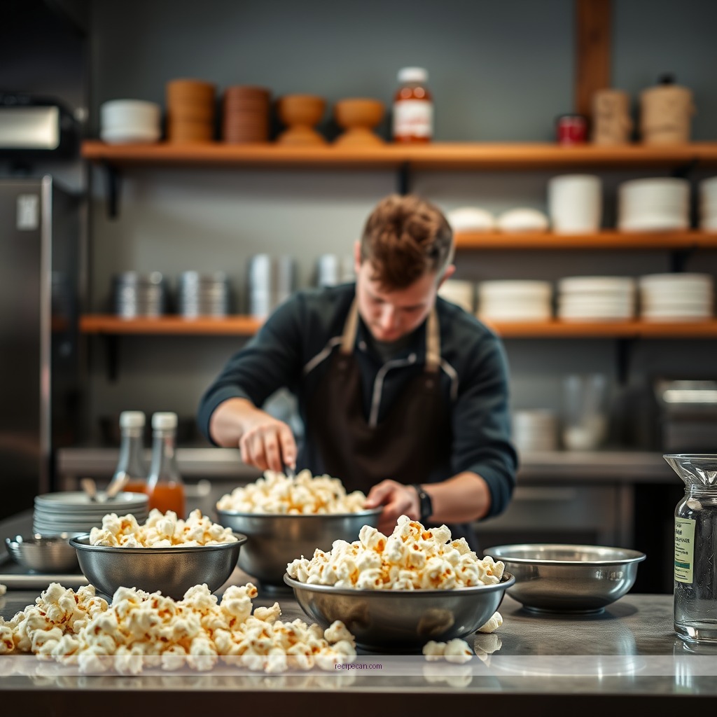 Instructions - sugar popcorn recipe