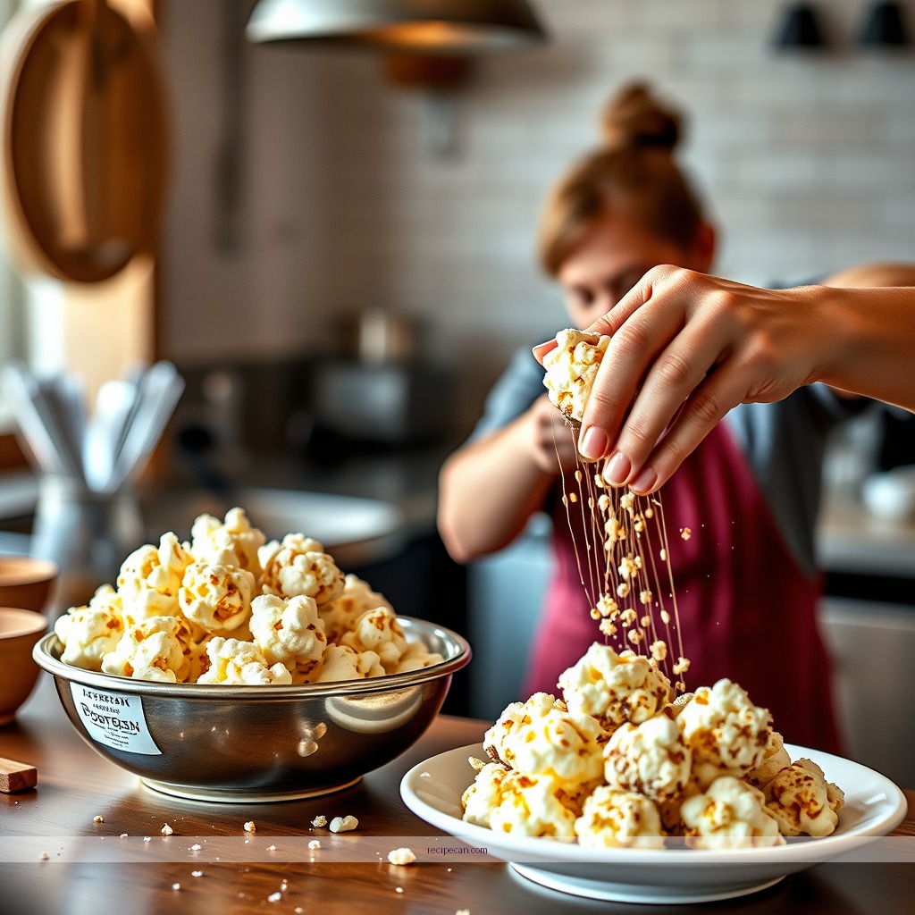 Instructions - easy popcorn balls recipe