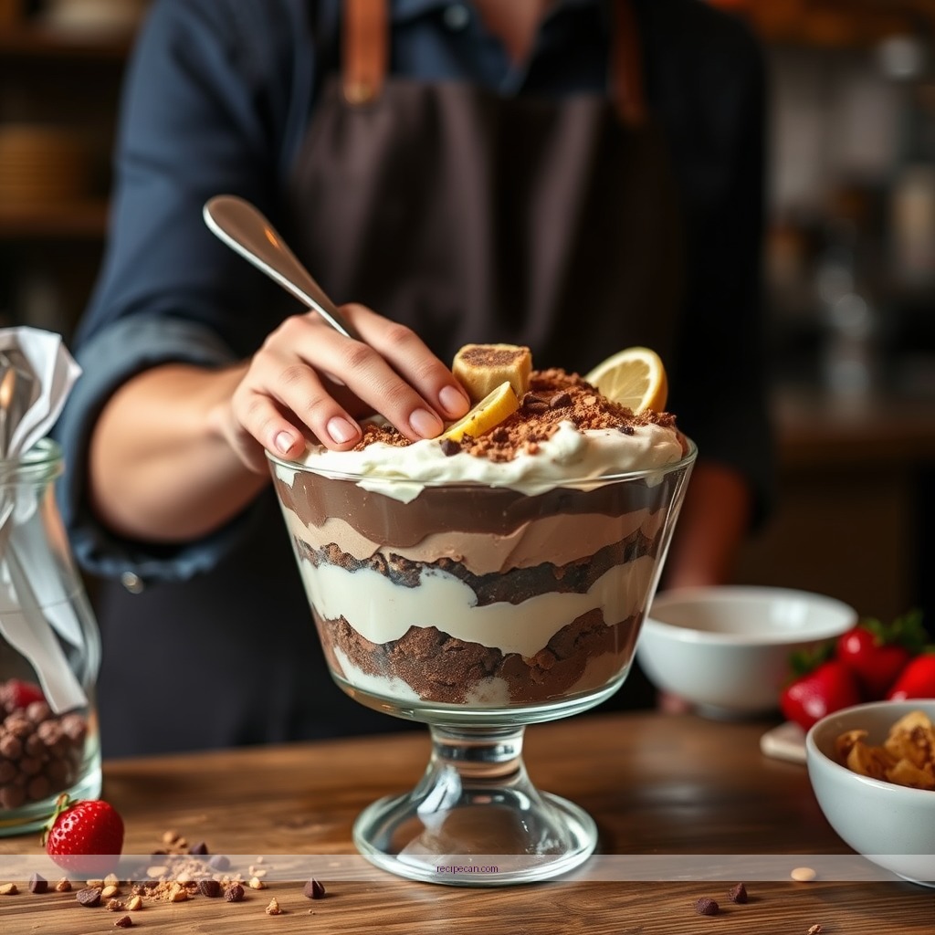 Instructions - chocolate trifle recipe