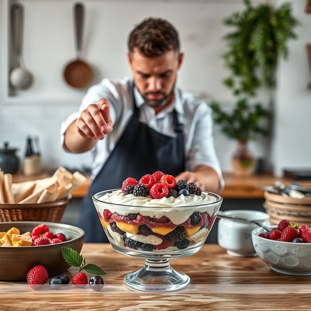 Instructions - berry trifle recipe