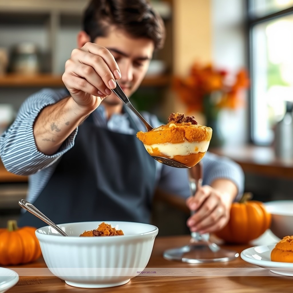 Instructions - pumpkin trifle recipe