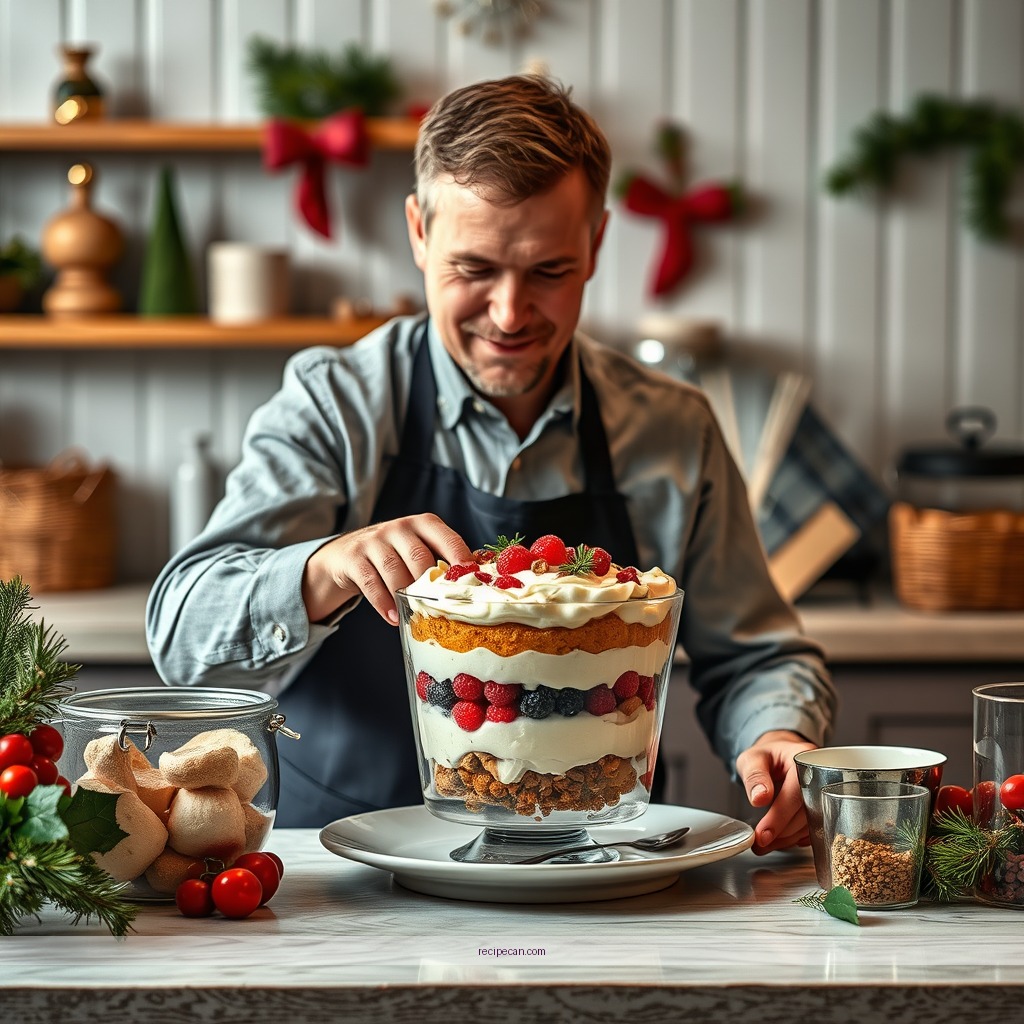 Instructions - christmas trifle recipe
