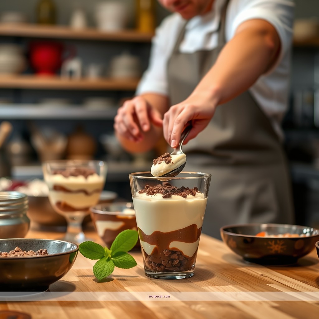 Instructions - recipes for chocolate trifle desserts