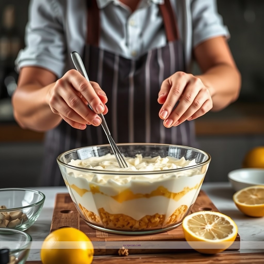 Instructions - lemon trifle recipe