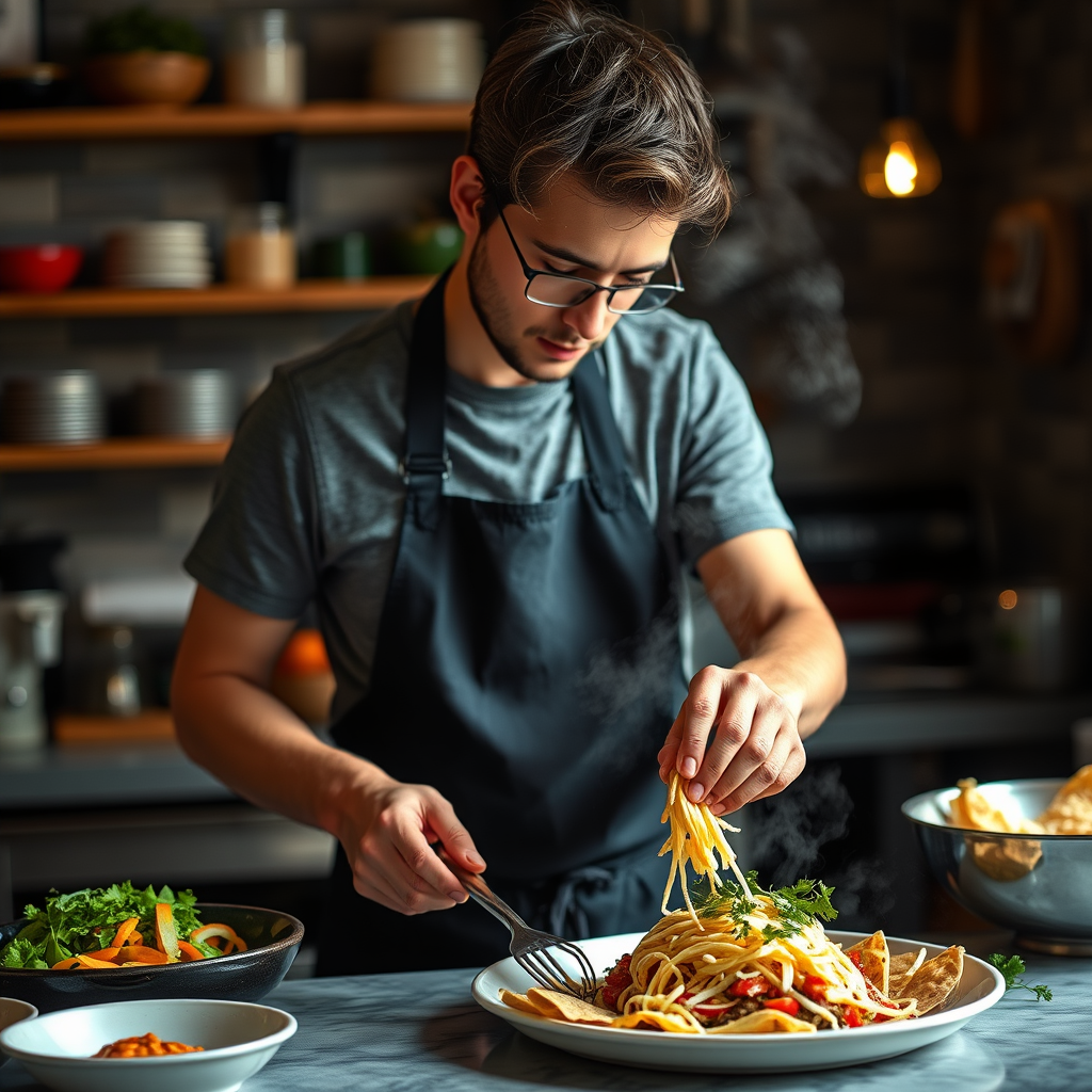 Instructions - nachos recipe vegetarian