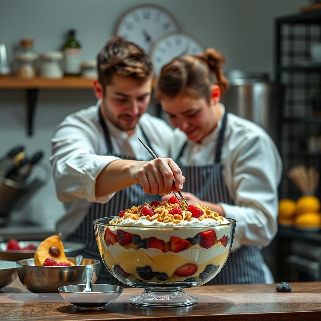 Instructions - modern trifle recipe