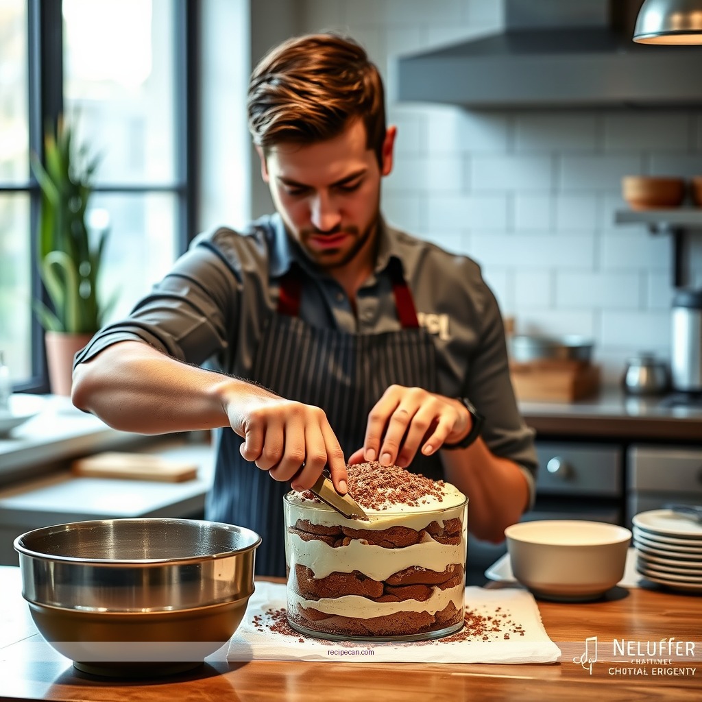 Instructions - recipe gingerbread trifle dessert