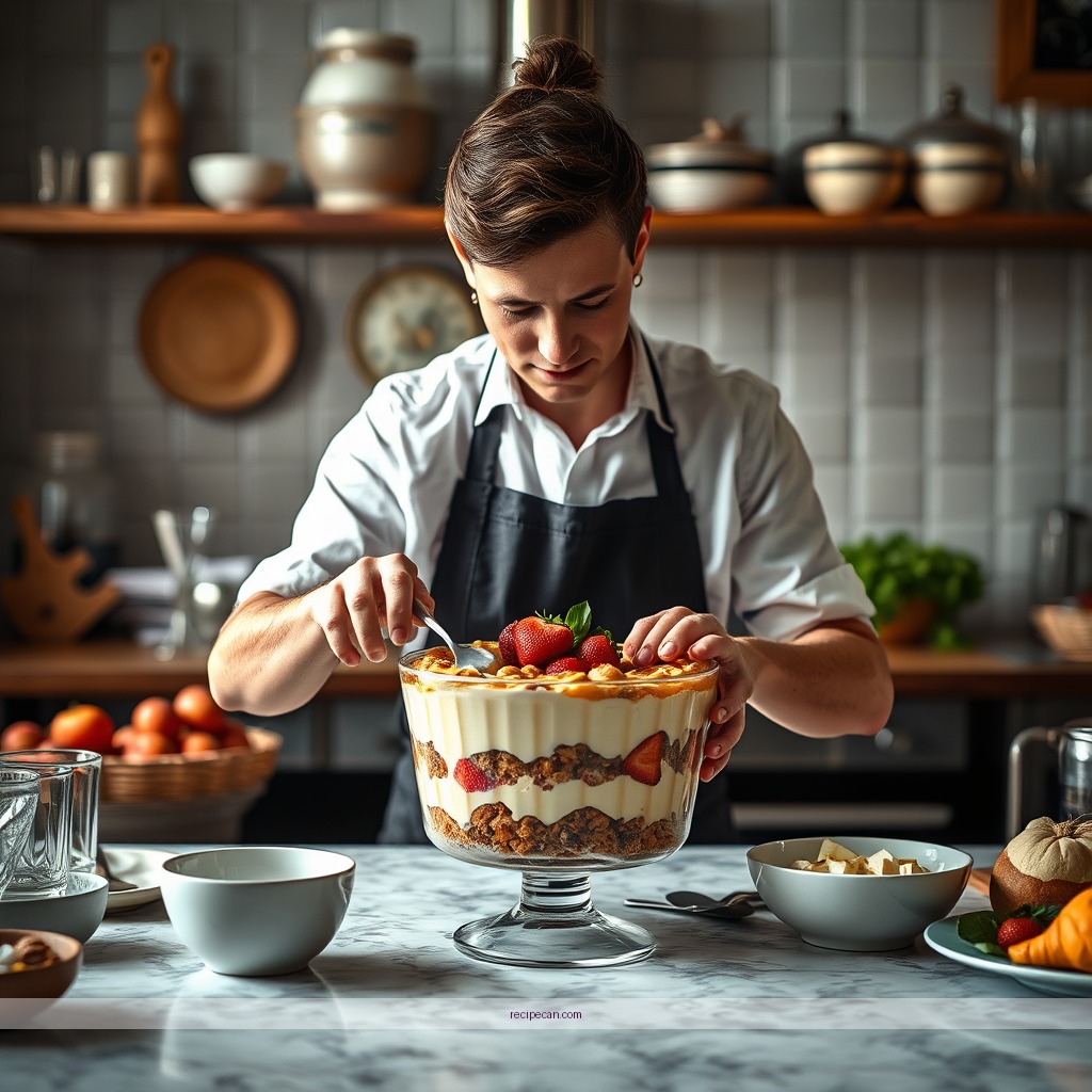 Instructions - recipe trifle
