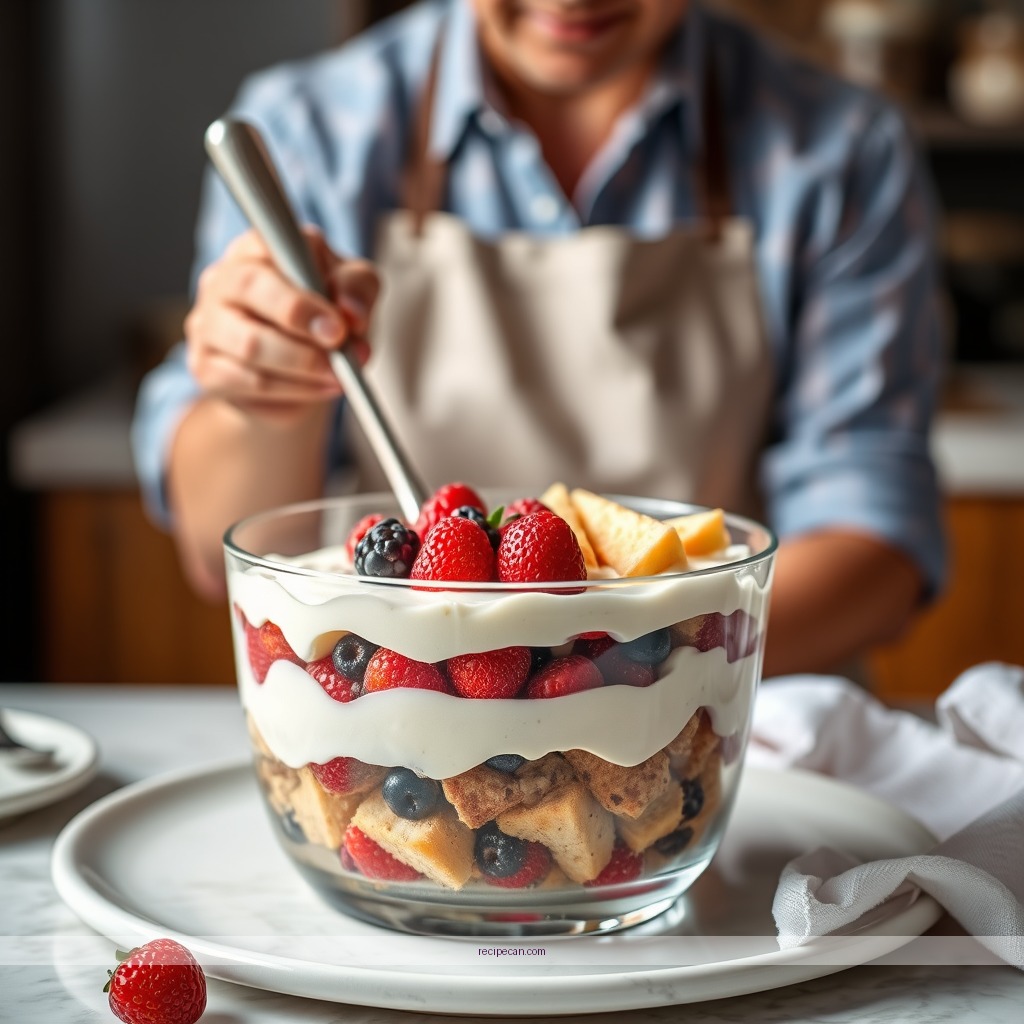 Instructions - 4th of july trifle dessert recipes