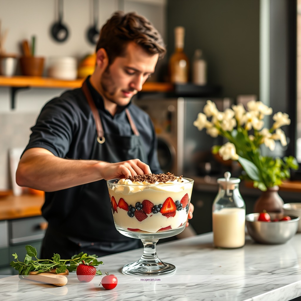 Instructions - classic trifle recipe