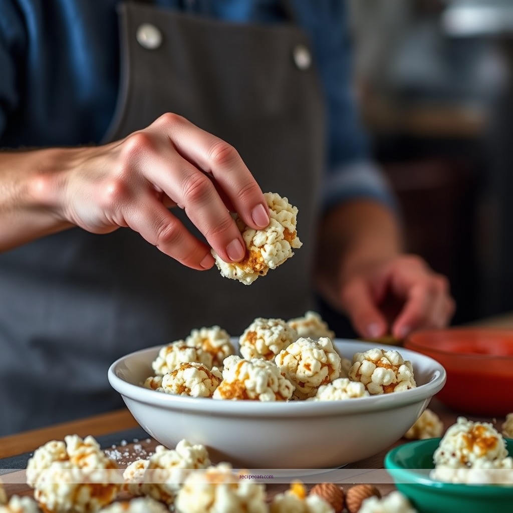 Instructions - how to make popcorn balls recipe