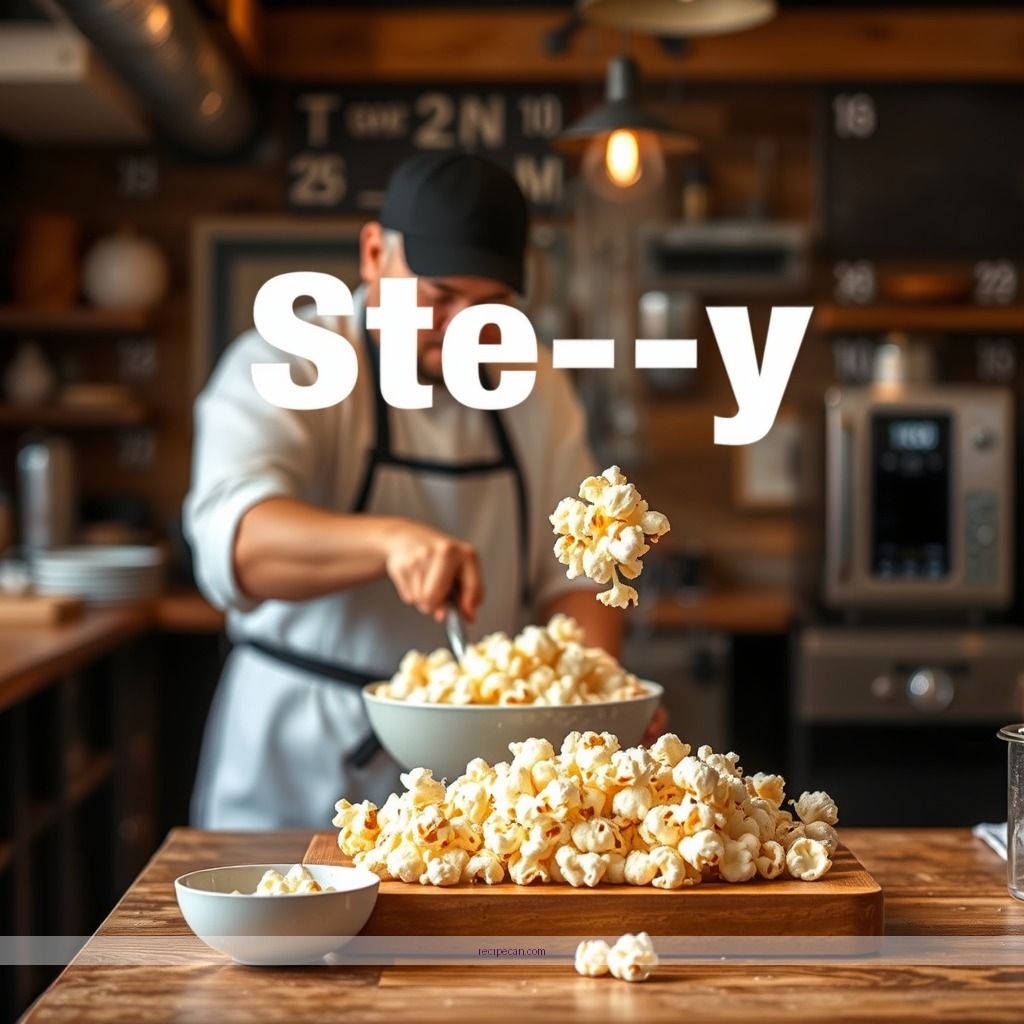 Instructions - microwave popcorn recipe