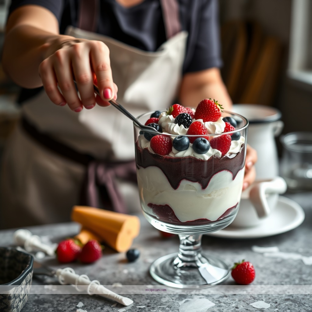 Instructions - trifle recipe black forest