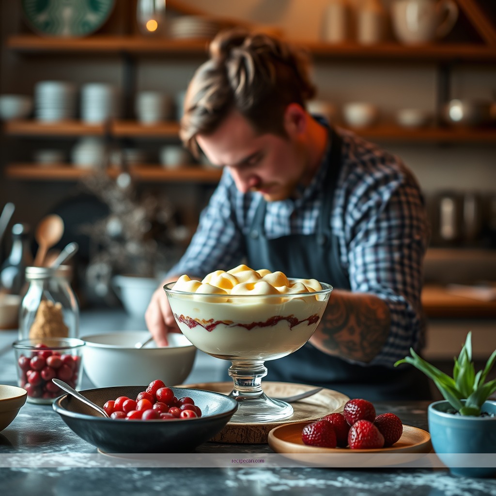 Instructions - trifle recipe with custard