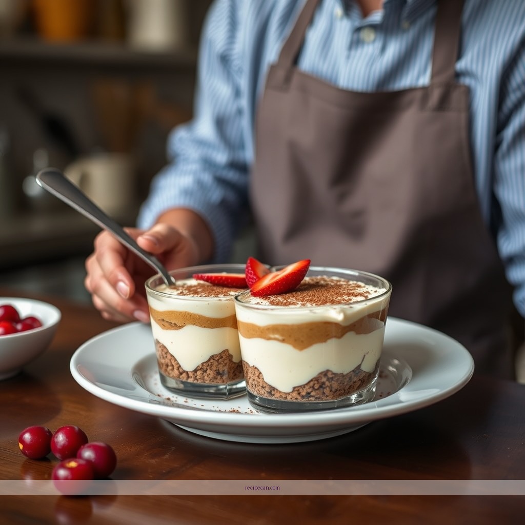 Instructions - trifle tiramisu dessert recipe