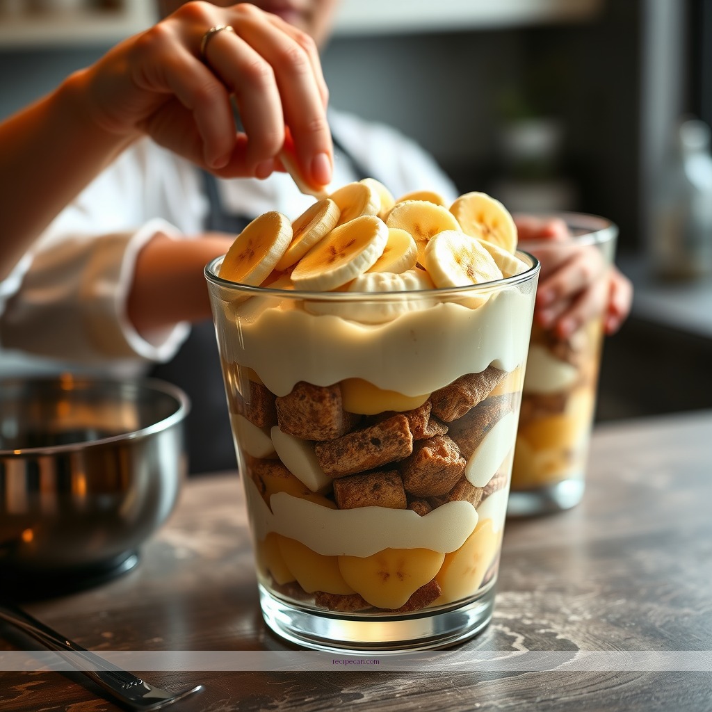 Instructions - banana trifle dessert recipes