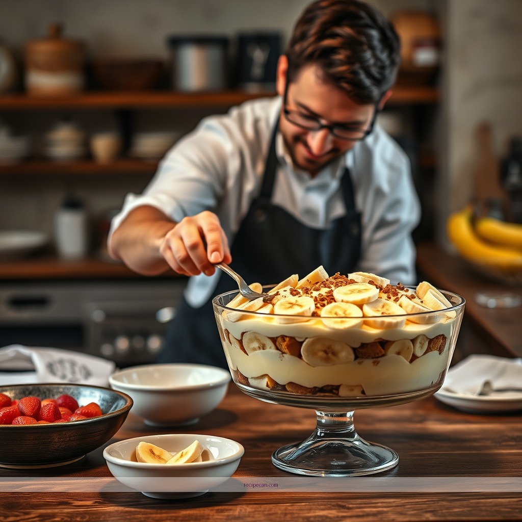 Instructions - banana trifle recipe