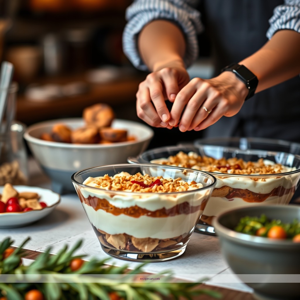 Instructions - holiday trifle dessert recipes