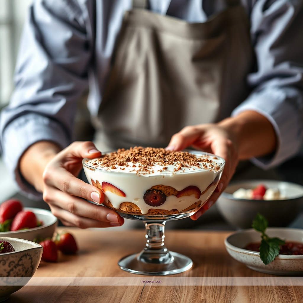 Instructions - trifle tiramisu recipe