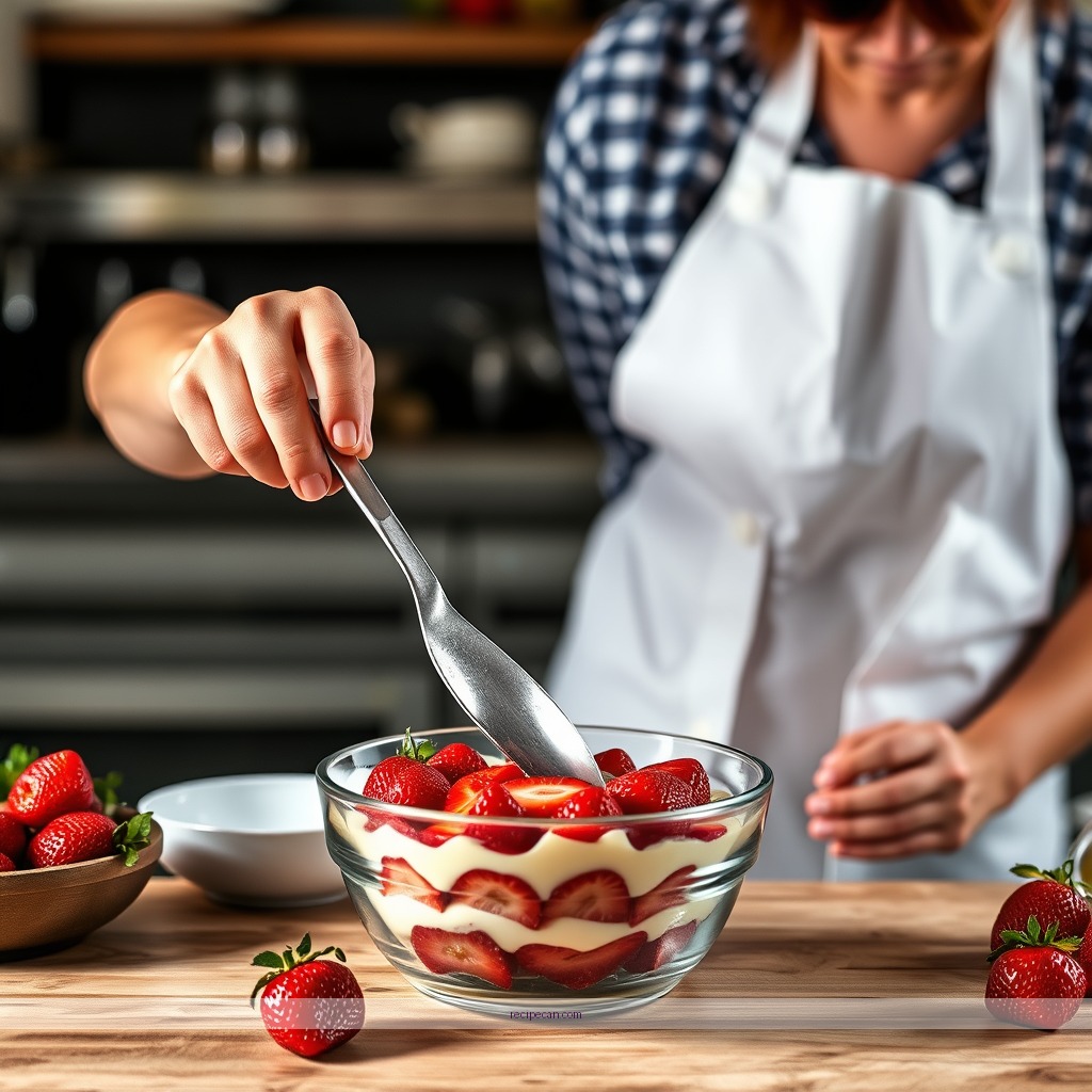 Instructions - easy strawberry trifle recipe